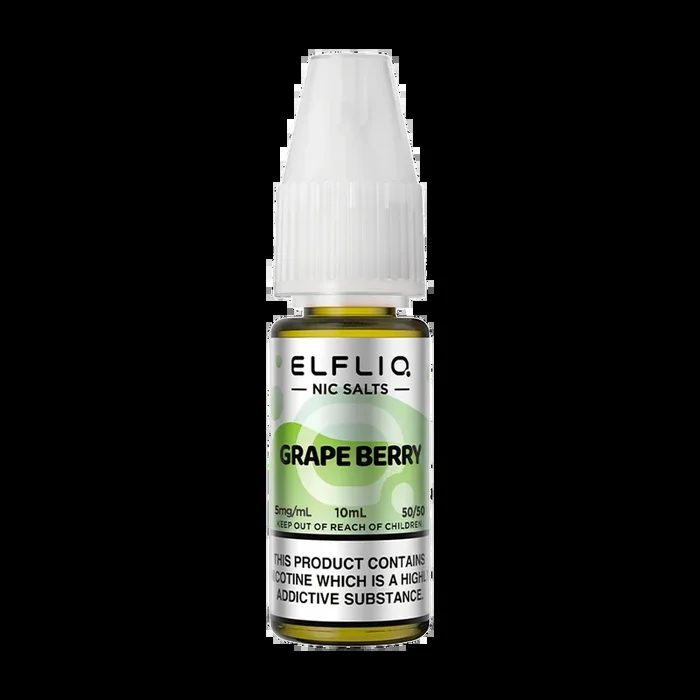 Grape Berry Elfliq Nic Salt by Elfbar – 10ml