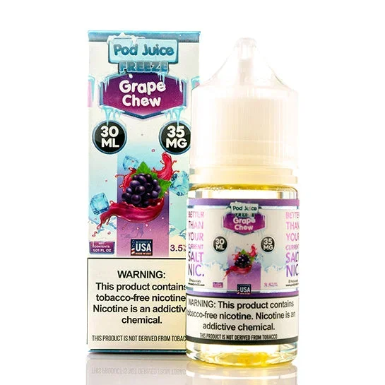 Grape Chew Freeze Salt – Pod Juice E-Liquid
