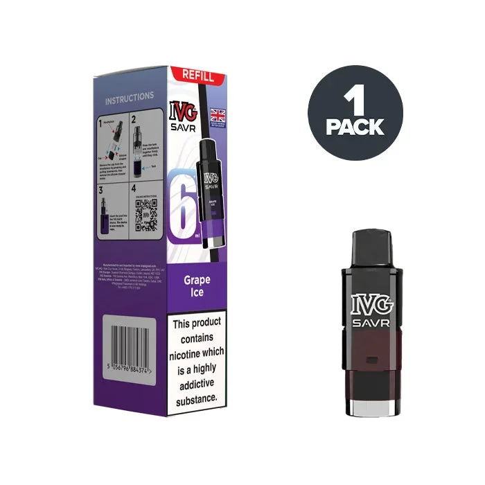 Grape Ice IVG Savr Refill Pack