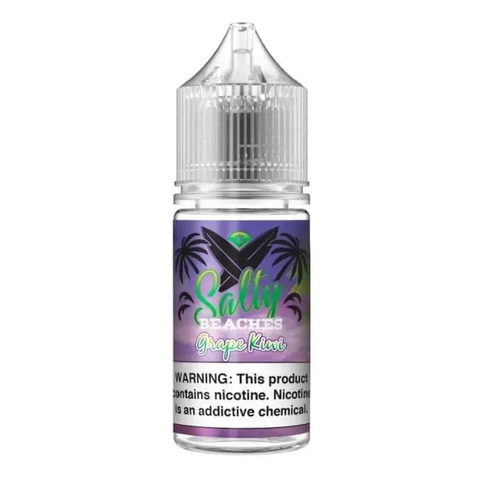 Grape Kiwi Nicotine Salt by Salty Beaches