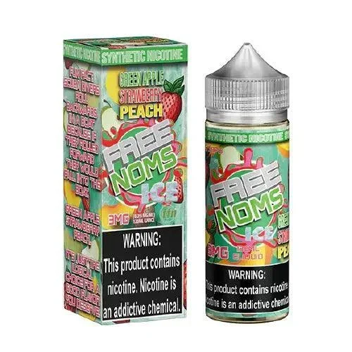 Green Apple Strawberry Peach Ice – Free Noms TFN 120mL