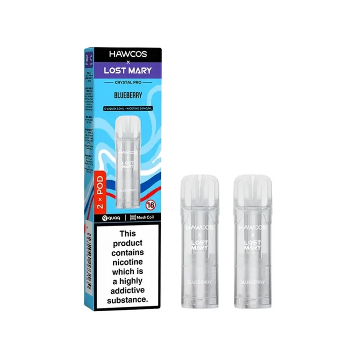 Hawcos X Lost Mary Crystal Pro Blueberry Refill Pods