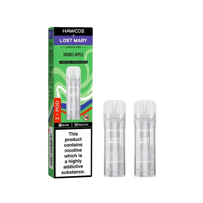 Hawcos X Lost Mary Crystal Pro Double Apple Refill Pods