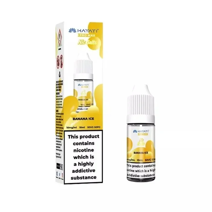 Hayati Pro Max Banana Ice 10ml Nic Salt