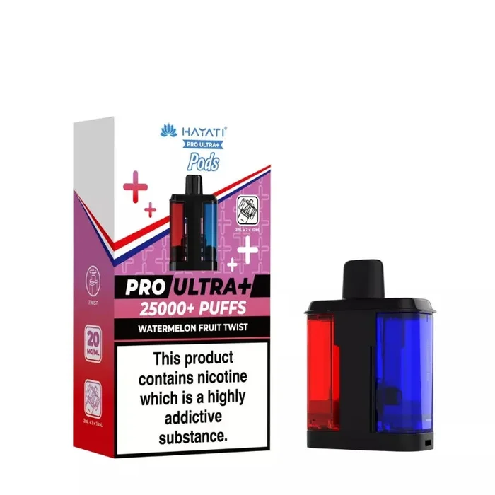 Hayati Pro Ultra Plus 25K Watermelon Fruit Twist Refill Pods