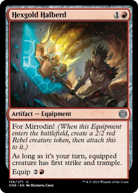 Hexgold Halberd (136) (ONE)