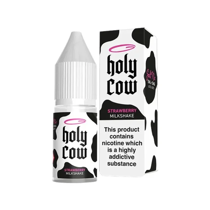 Holy Cow Strawberry Milkshake 10ml Nic Salt E-liquid