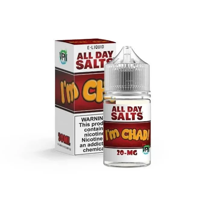 I’m Chad All Day Salts Nicotine Salt by VPN Liquids Premium