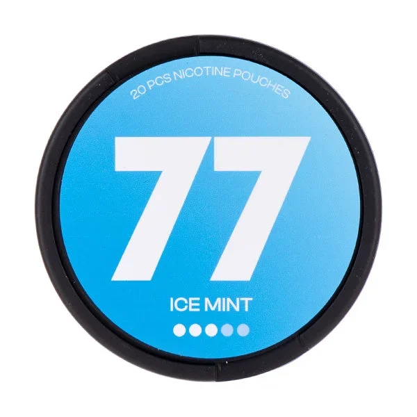 Ice Mint Nicotine Pouches by 77
