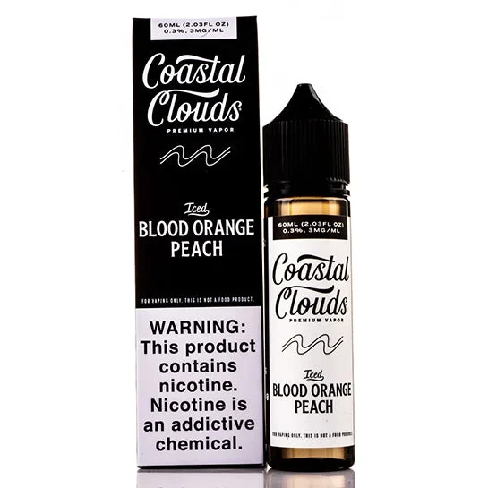Iced Blood Orange Peach – Coastal Clouds E-Juice (60 ml)