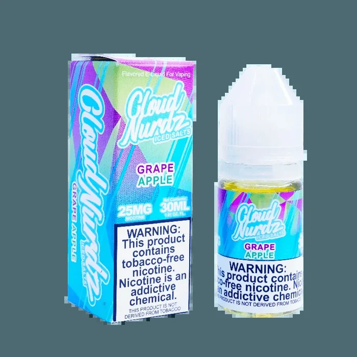 Iced Grape Apple – Cloud Nurdz Salts 30mL