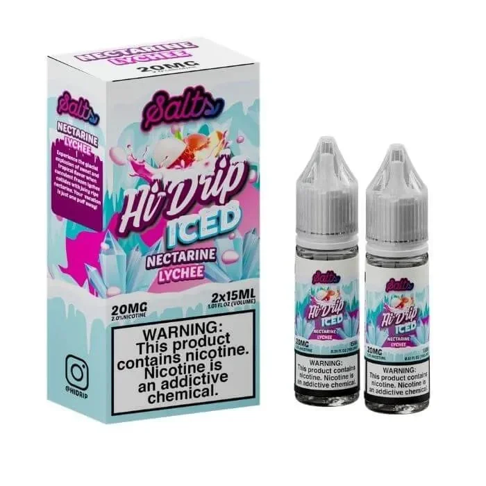 Iced Nectarine Lychee Nicotine Salt by Hi-Drip
