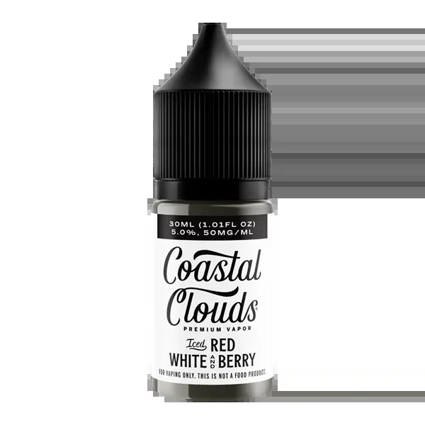 Iced Red White and Berry by Coastal Clouds Salt Nic 30ml