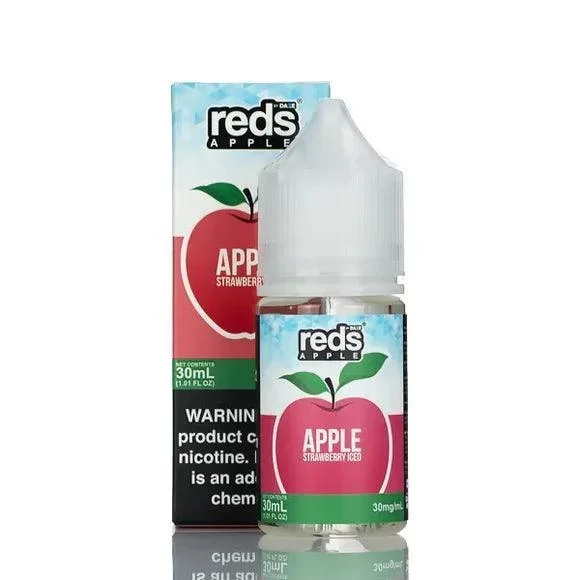 ICED Strawberry – Reds Apple Salt – 7 Daze 30mL