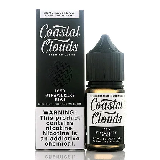 Iced Strawberry Kiwi Salt – Coastal Clouds E-Juice
