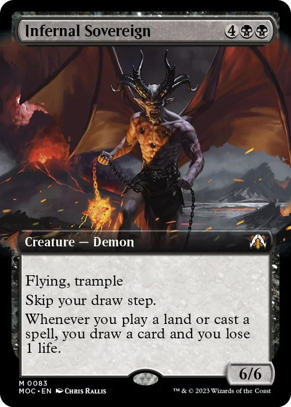 Infernal Sovereign (Extended Art) (83) (MOC)