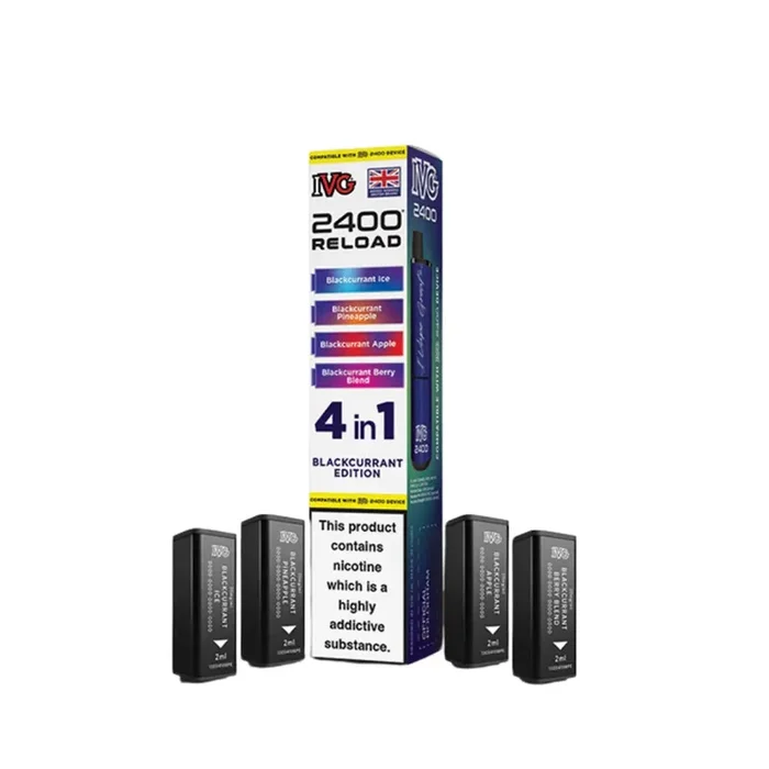 IVG 2400 Blackcurrant Edition Reload Pods