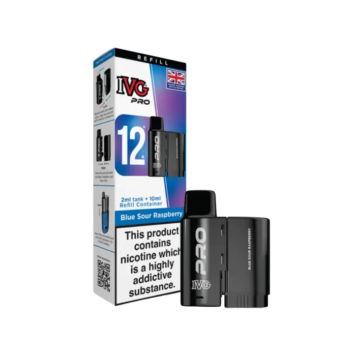 IVG Pro 12 Blue Sour Raspberry Refill Pod