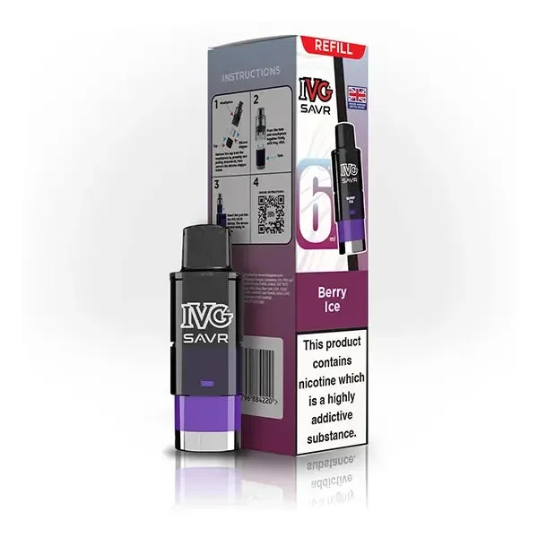 IVG SAVR Berry Ice Refill Pods