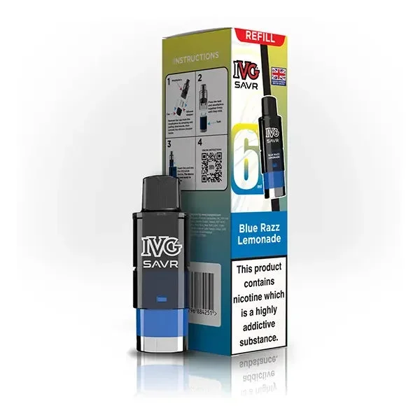 IVG SAVR Blue Razz Lemonade Refill Pods