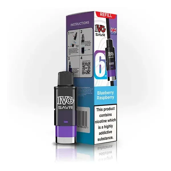IVG SAVR Blueberry Raspberry Refill Pods