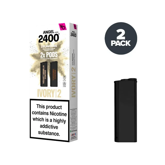 Ivory Edition 2 Angel 2400 Pre-filled Pods by Vapes Bars