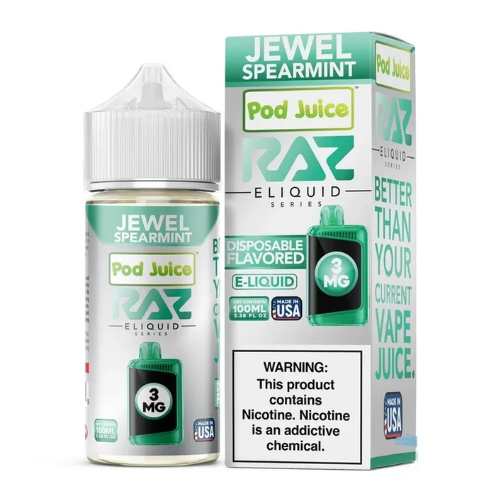 Jewel Spearmint – POD Juice x RAZ 100mL