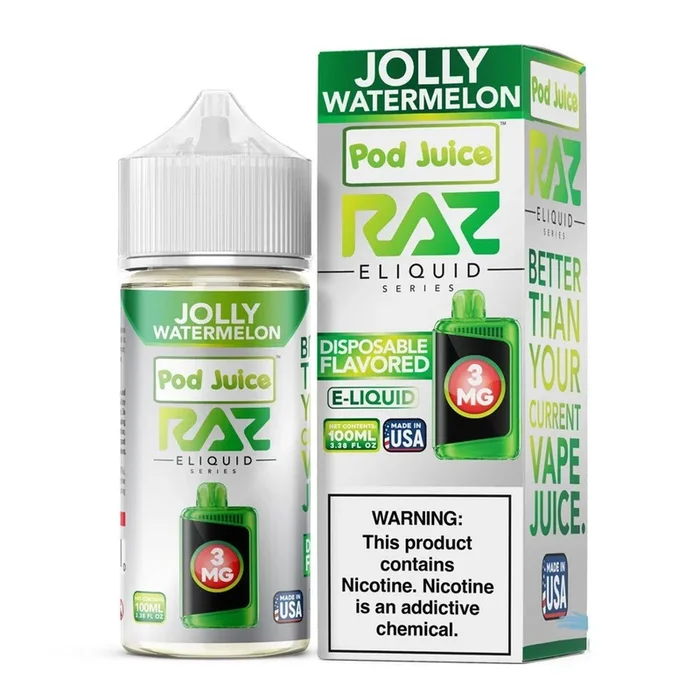 Jolly Watermelon – POD Juice x RAZ 100mL