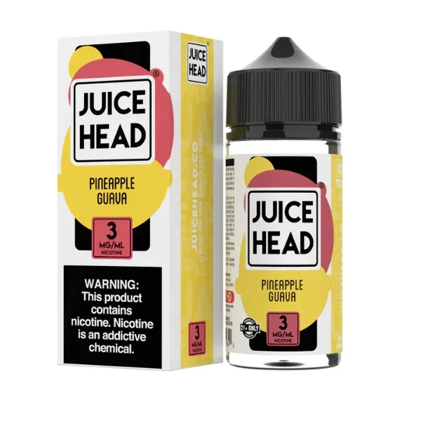 Juice Head eLiquid_TFN_100mL_Pineapple Guava –