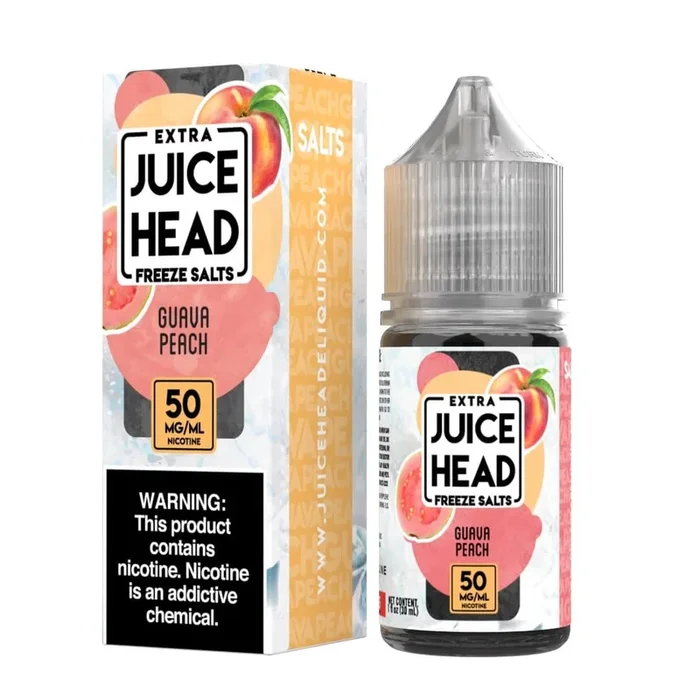 Juice Head Freeze Salt Guava Peach eJuice