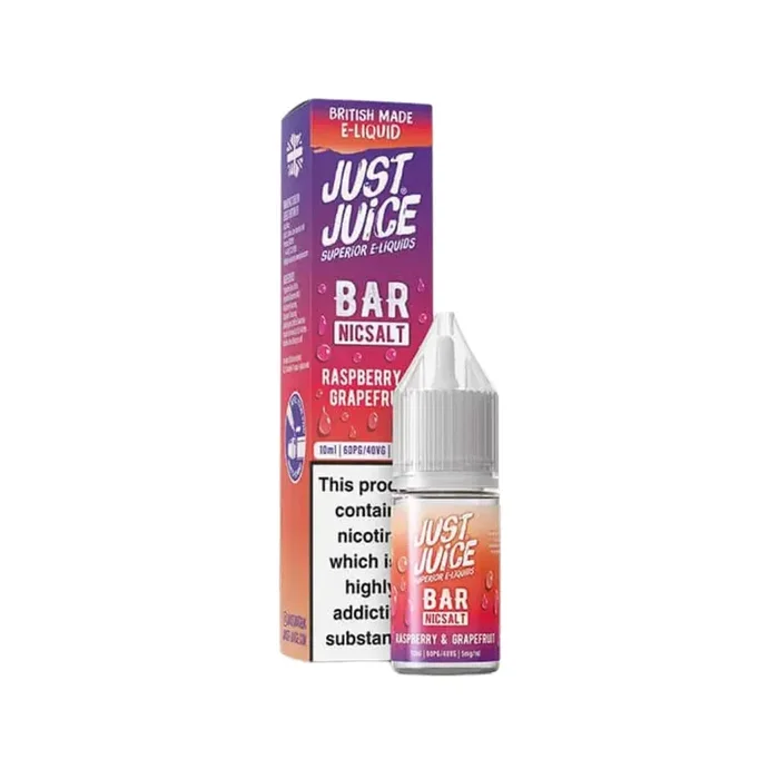 Just Juice Bar Raspberry Grapefruit 10ml Nic Salt E-liquid
