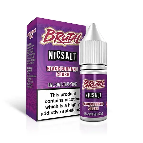 Just Juice Brutal Drinks Blackcurrant Crush 10ml Nic Salt E-liquid