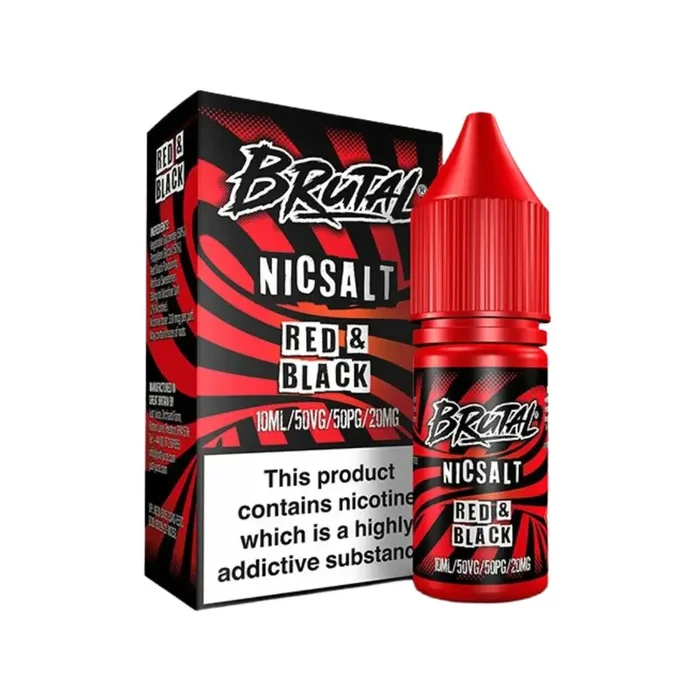Just Juice Brutal Red & Black 10ml Nic Salt E-liquid