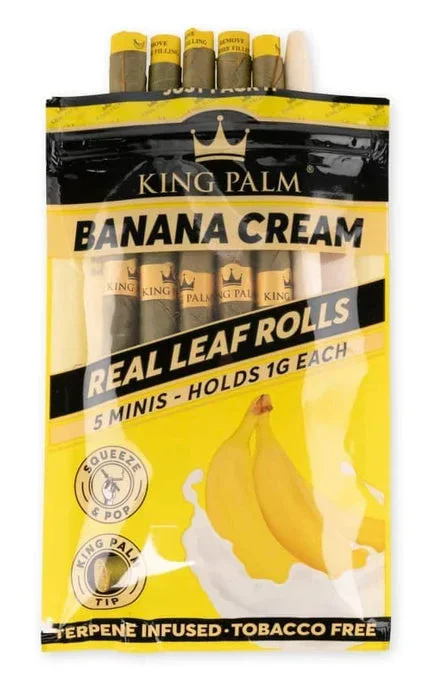 KING PALM- BANANA CREAM- 5 MINIS