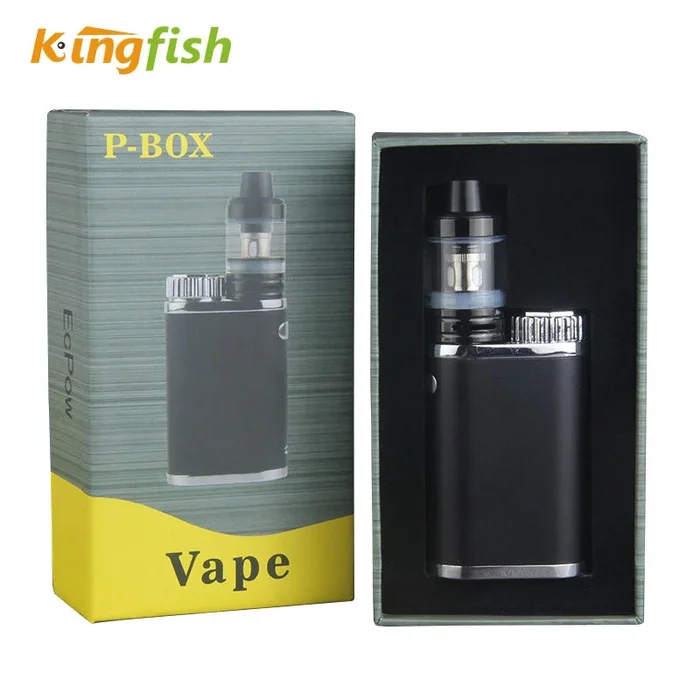 Kingfish P-BOX e cigarette Top filling Atomizer Subox Mini Vape Kit vaporizer Box Mod 50w Weipa Istick Pico Electronic Cigarette