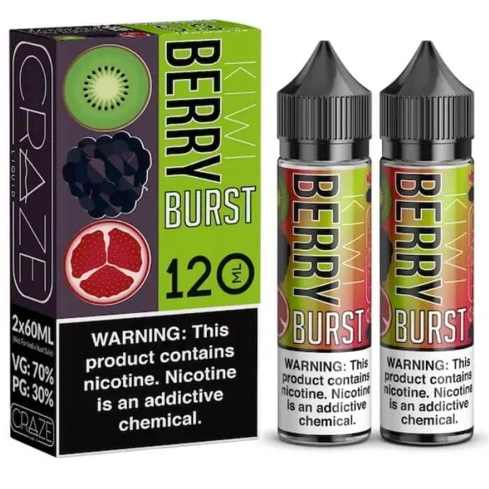Kiwi Berry Burst E-Liquid by Craze Liquid