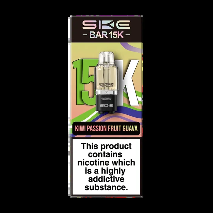 Kiwi Passion Fruit Guava SKE Bar 15K Refill Pack