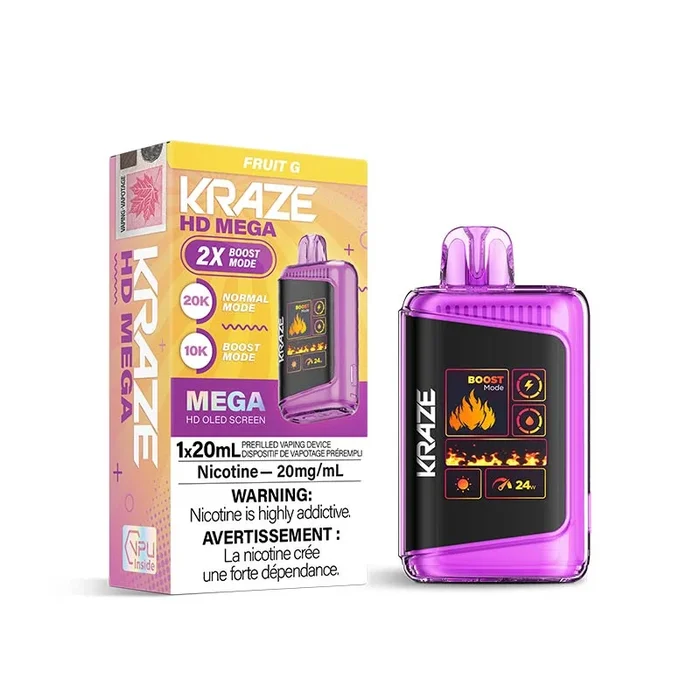 Kraze HD Mega Disposable – Fruit G (ON)