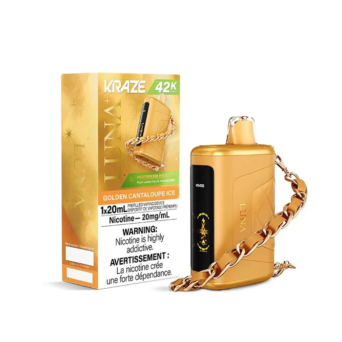 Kraze Luna Disposable – Golden Cantaloupe Ice
