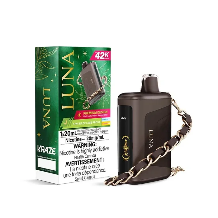 Kraze Luna Disposable – Kiwi Razz Lime Frost (AB)