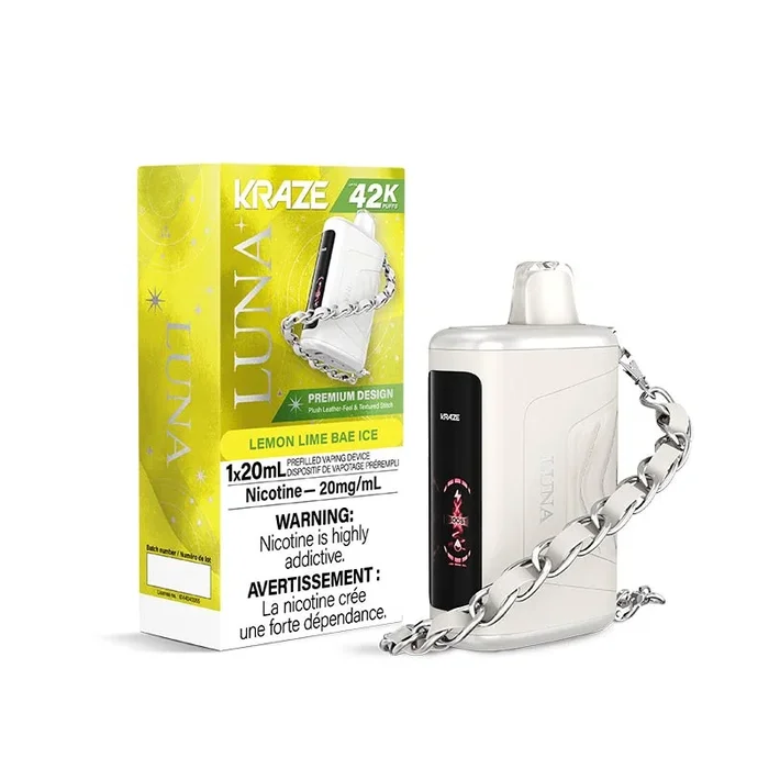 Kraze Luna Disposable – Lemon Lime Bae Ice (ON)