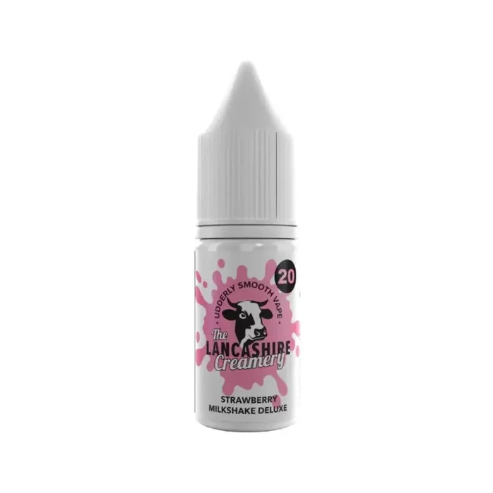 Lancashire Creamery Strawberry Milkshake Deluxe 10ml Nic Salt