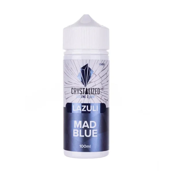 Lazuli Mad Blue 100ml (50/50) Shortfill E-Liquid by Crystalized