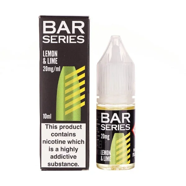 Lemon & Lime Nic Salt E-Liquid by Bar Series