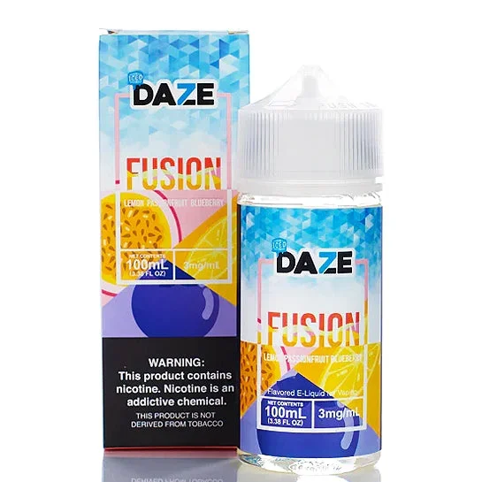 Lemon Passionfruit Blueberry Iced – Daze Fusion E-Juice (100 ml)