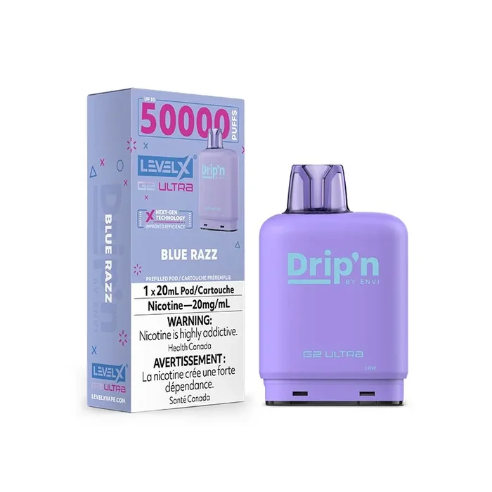 Level X Drip’n G2 Ultra Pod – Blue Razz (AB)