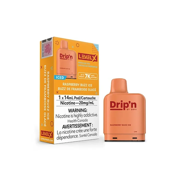 Level X Drip’n Pod – Raspberry Buzz Ice
