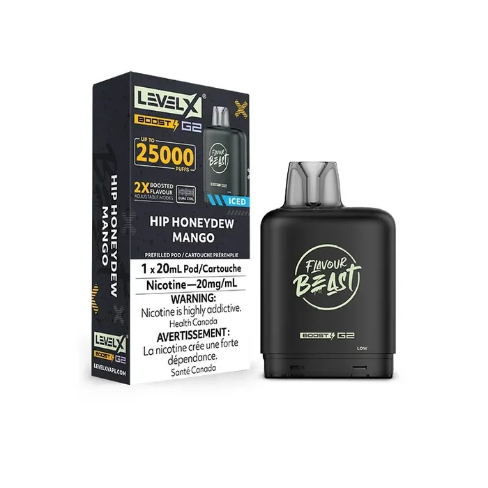 Level X Flavour Beast Boost G2 Pod – Hip Honeydew Mango (ON)
