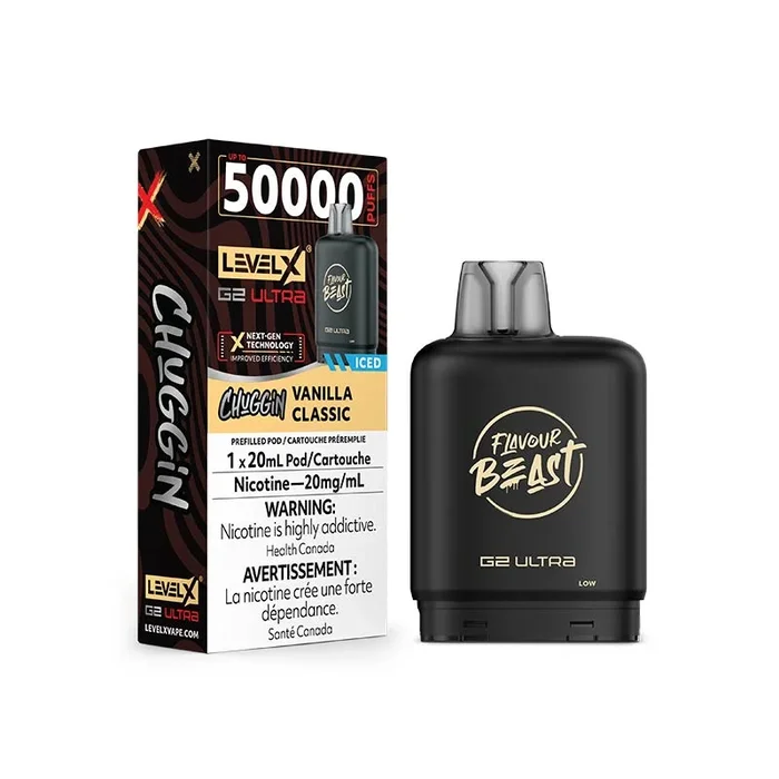 Level X Flavour Beast G2 Ultra Pod – Chuggin’ – Vanilla Classic Ice