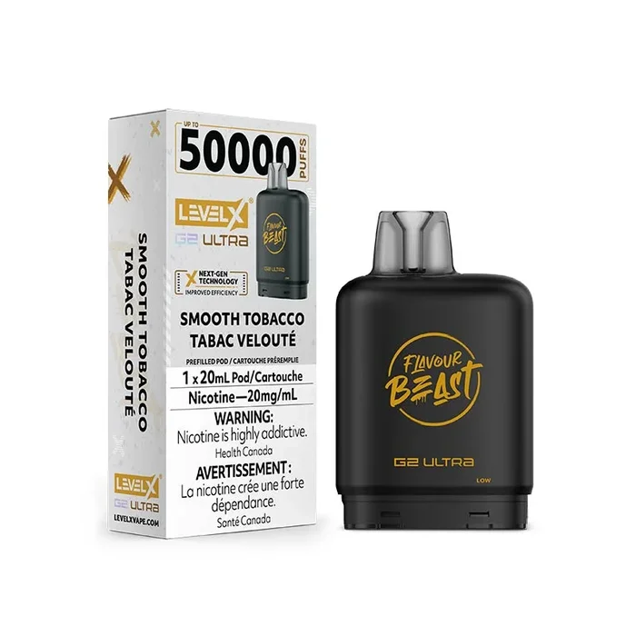 Level X Flavour Beast G2 Ultra Pod – Smooth Tobacco (NB)